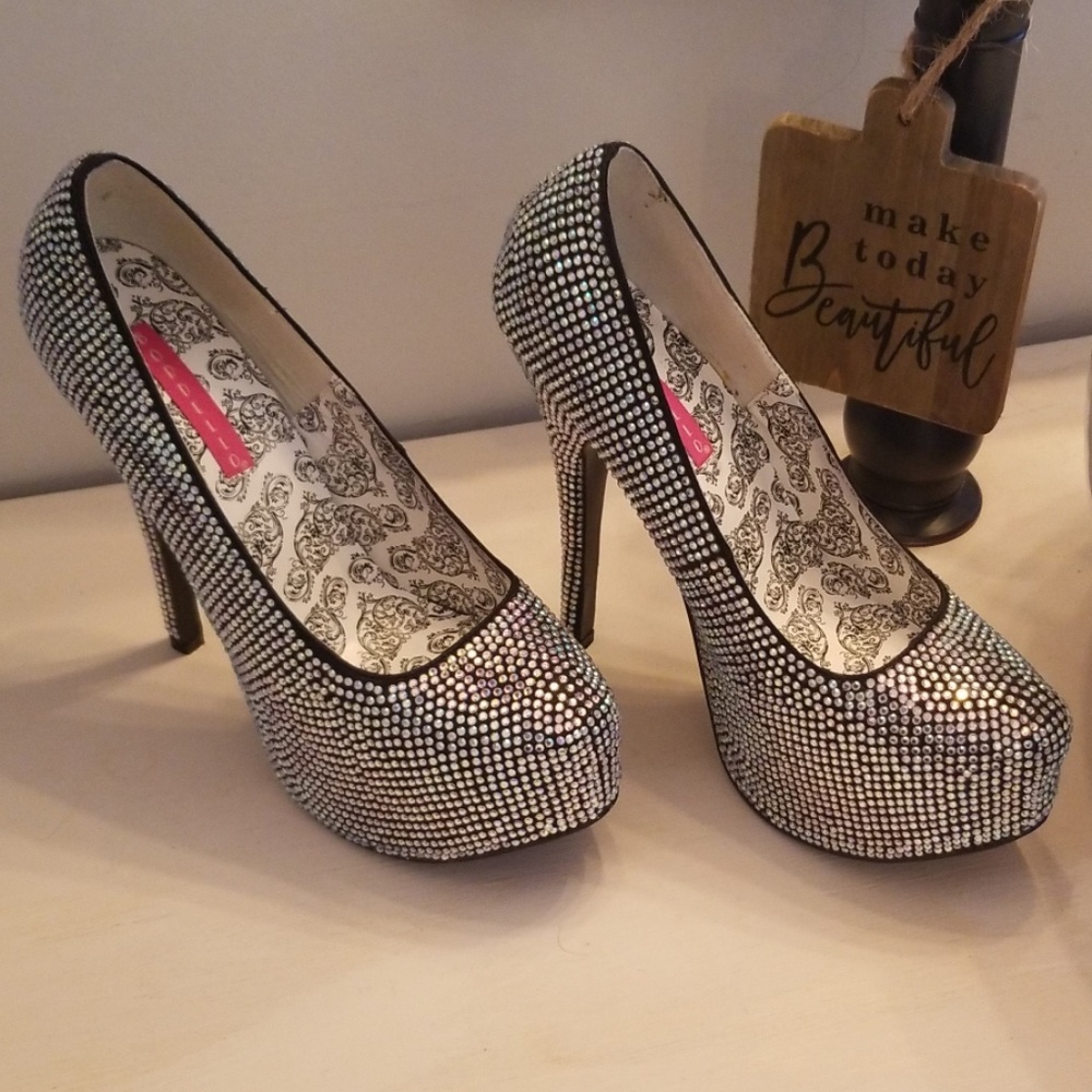 Rhinestone platforms